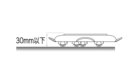 高さ30mm以下